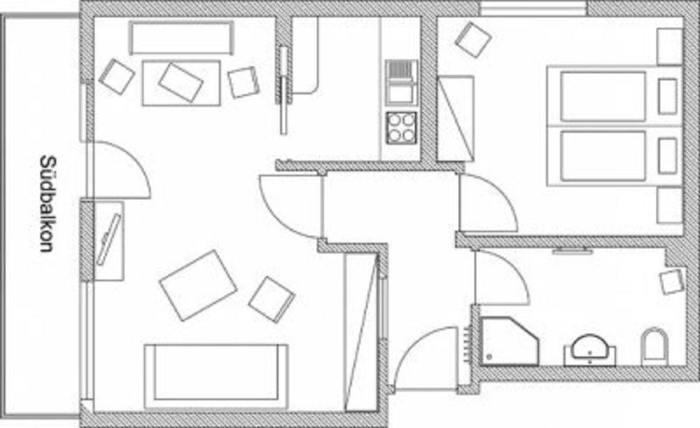 힌델랑 Haus Sonnenruh 아파트 외부 사진